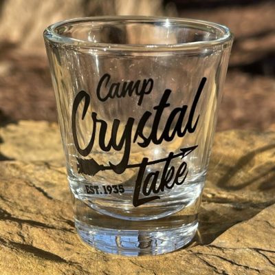 Camp Crystal Lake Black Shot Glass