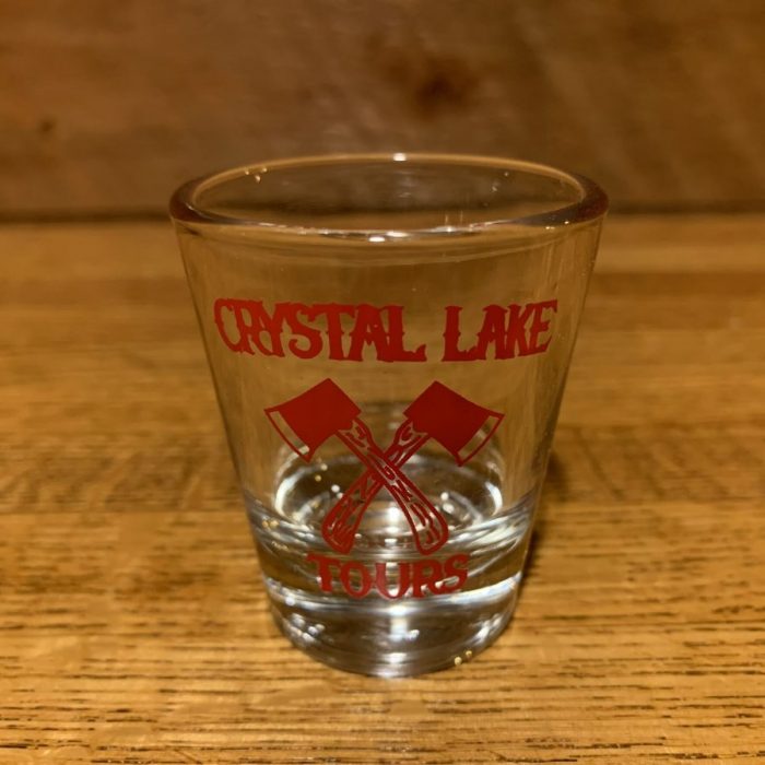 Crystal Lake Tours Red Shot Glass