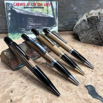 Handcrafted Log Cabin & Swim Dock Pens