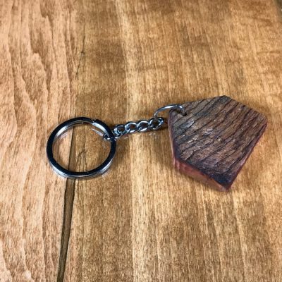 Log Cabin Keychain #2