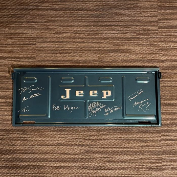 Signed Jeep Tailgate