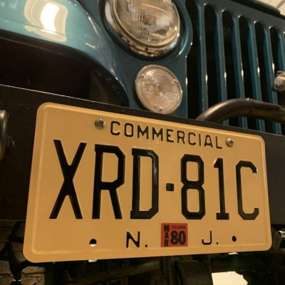 XRD-81C Souvenir License Plate