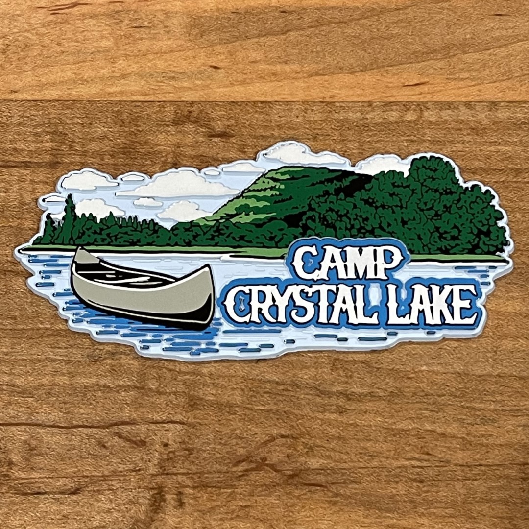 Camp Crystal Lake Canoe Magnet