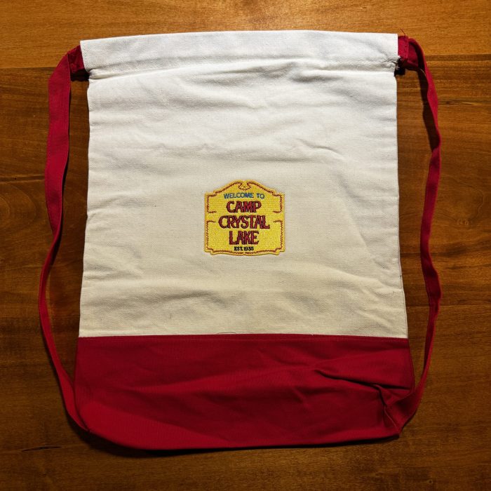 Camp Crystal Lake Canvas Cinch Sack