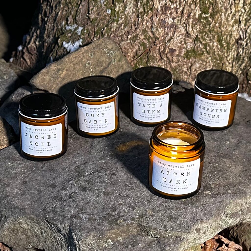 Hand Poured Camp Candles Crystal Lake Tours