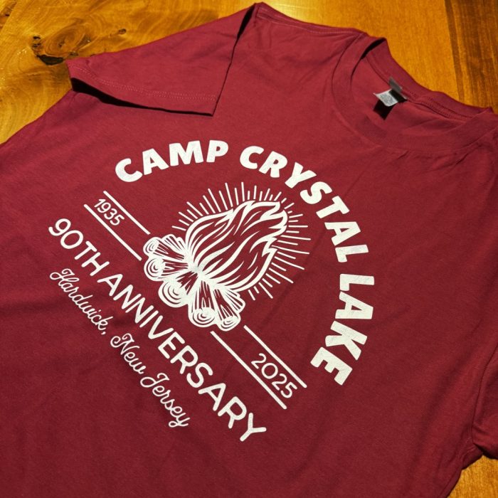 Camp Crystal Lake 90th Anniversary T-Shirt - Image 3