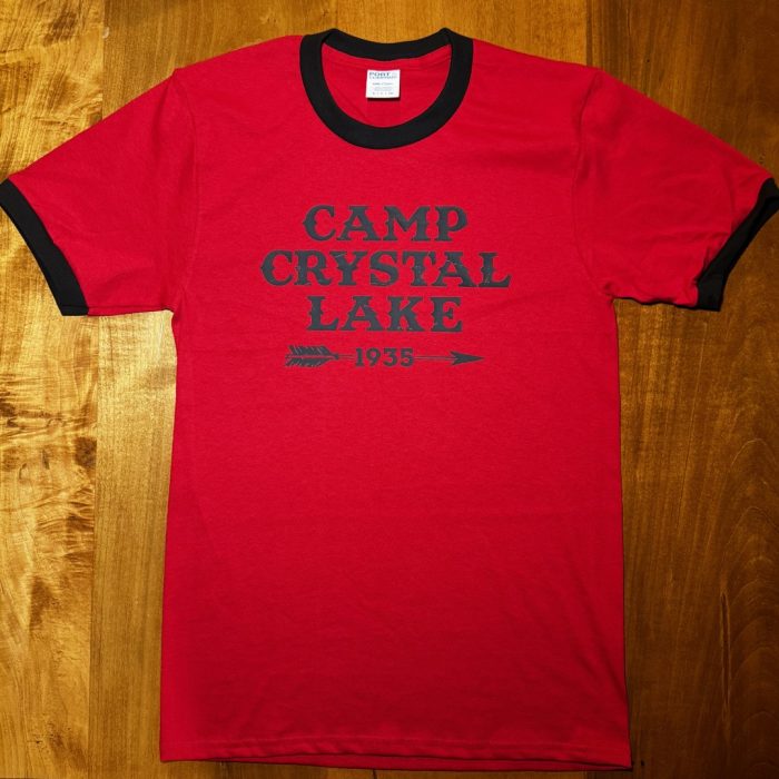 Camp Crystal Lake Red / Black Ringer T-Shirt - Image 2