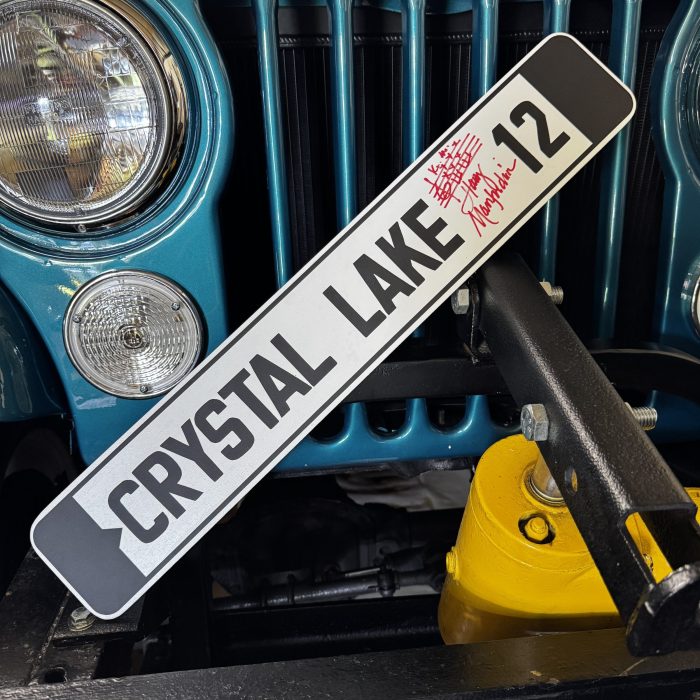 Signed Crystal Lake Road Sign - Harry Manfredini - Image 2