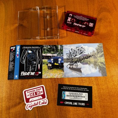 Crystal Lake Tours Signed Friday the 13th Soundtrack Cassette