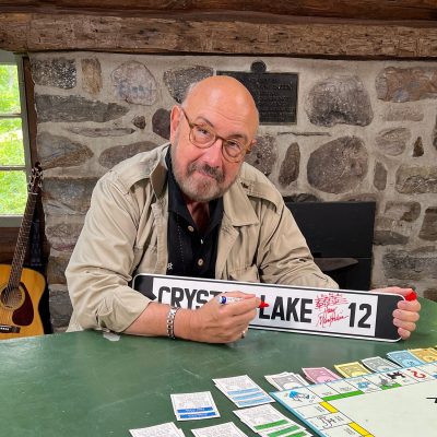 Signed Crystal Lake Road Sign - Harry Manfredini