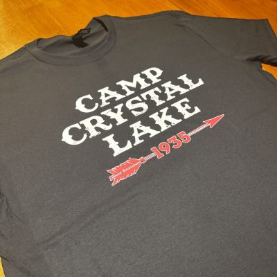 Camp Crystal Lake 1935 Glow in the Dark Black T-Shirt