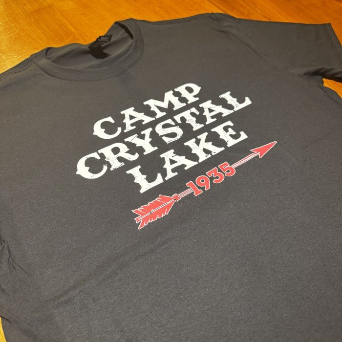 Camp Crystal Lake 1935 Glow in the Dark Black T-Shirt