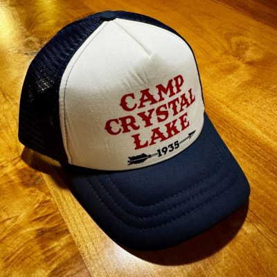 Camp Crystal Lake 1935 Arrow Navy Blue / White Hat
